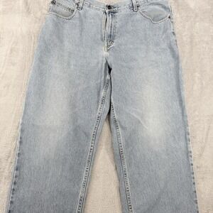 LL Bean Mens Relaxed Fit Denim Straight Leg Jeans Cotton 40x32 134770